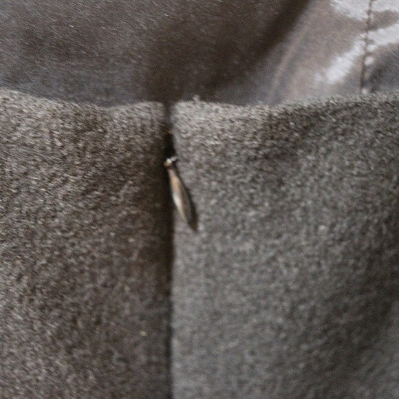 Banana Republic Little Black Dress Wool Blend Career Dress Ruffle Bodice 14 - Picture 6 of 12